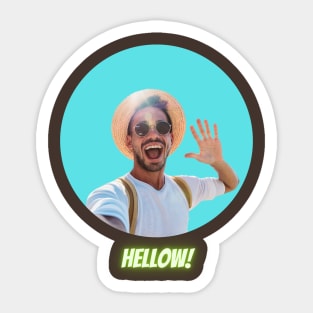 Hellow Sticker